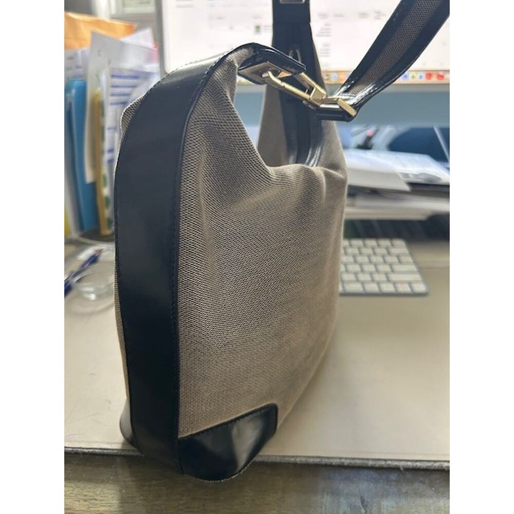 vintage gucci canvas shoulder bag - Picture 3 of 4